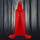 thumbnail image 1 of Capa unisex para mujer, larga, con capucha, para cosplay, Halloween, color liso, 1 of 6