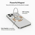 thumbnail image 4 of Velvet Caviar Compatible with MagSafe Phone Grip - Magnetic Ring Holder with Adjustable Stand (Nude Checkered), 4 of 6