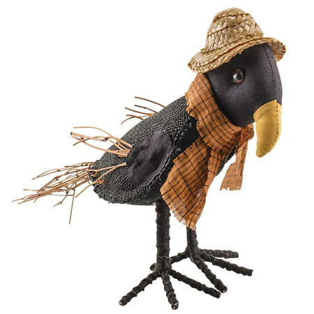 Cooper Crow With Straw Hat