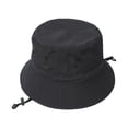 thumbnail image 2 of Bucket Hat Solid Color Unisex Reversible Fishing Hat Beach Cap with Lanyard, 2 of 8