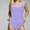 Purple, variant on Generic Women's One Piece Swimsuit Solid Color Square Collar Bathing Suit Sports Adjustable Strap High Waist Swimwear