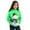 Green, variant on Huowey Children's Autumn Winter Christmas Theme Snowman Long Sleeve Hooded Hoodie Warm and Comfortable Children's Coat for Boys and Girls