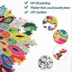 thumbnail image 4 of Puzzle-Blooming Color-1000 Pieces Color Challenge Blue Board Round Jigsaw Puzzles, 4 of 5