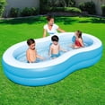 thumbnail image 3 of Alberca Familiar Bestway Azul Grande 103 x 62 x 18 Pulgadas multicolor, 3 of 9