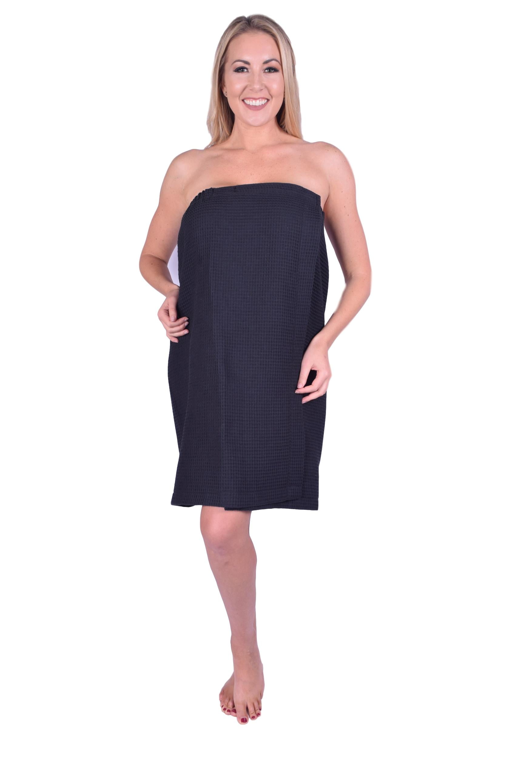 Puffy Cotton Waffle 100 Soft Cotton Shower Spa Towel Bath Wrap with