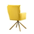 thumbnail image 6 of Cozy Accent Chair Swivel Home Office Chair Upholstered Living Chair Ergonomic Design Stylish Single Sofa Chair with Durable Metal Legs for Club,Home,Office, 6 of 6
