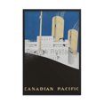 thumbnail image 6 of Canadian Pacific Steamship Company, 1932. Framed Vintage Travel Poster, 6 of 11