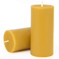 thumbnail image 1 of Velas de cera de abejas MOSROAD Pillar de 2 x 10 cm, 70 horas de duración de combustión, 2 paquetes, 1 of 9
