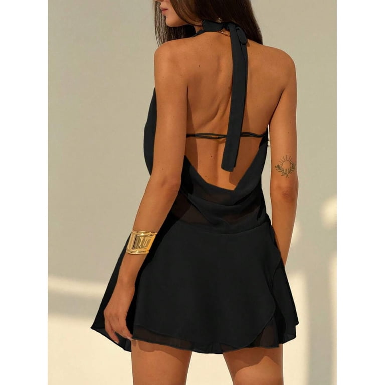 asymmetric ruffled dress mango Amber Light Pink Asymmetrical Draped Chiffon Mini Dress