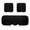 Black, variant on Faux Rabbit Furs Seat Cushion Cover Winter Warm Plush Car Seat Covers Universal Fit