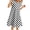 White, variant on Wdgfv Girls Dresses Summer Floral Dot Print Sleeveless Casual Playwear Comfortable Easy Care Kids Age 6-15 Outdoor Activities Fashionable White 15T/160