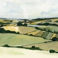 thumbnail image 2 of Barnes, Victoria 20x20 Gold Ornate Wood Framed with Double Matting Museum Art Print Titled - Patchy Landscape II, 2 of 4