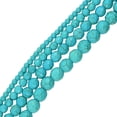 thumbnail image 6 of Faceted Turquoise Gemstone Loose Beads for Making Findings 15.5 - 6 mm, 6 of 9