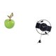 thumbnail image 5 of Escultura De Fruta De Cerámica Y Reloj De Pájaro Acrílico Para Decorar El Hogar, Cafetería, Estudio, Cocina, Sala De Estar, Decoración Navideña., 5 of 8