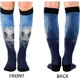 thumbnail image 2 of GZHJMY Cool Football Compression Socks for Women Men, Knee High Stockings for Athletic Sports,Running,Travel (20-30mmHg), 2 of 7