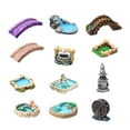 thumbnail image 1 of Figuritas de puente de jardín Inteprter en miniatura 12 pack/lote, 1 of 6