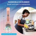 thumbnail image 3 of Bell + Howell Scrubtastic Express Pink Rechargeable Handheld Power Scrubber – Cordless Bathroom Cleaner, 3 of 8