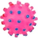 thumbnail image 3 of KAKOWELY Juguetes para mascotas, pelota masticable colorida con chirriador y sonido de graznido (color aleatorio), 3 of 5