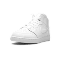 thumbnail image 4 of JORDAN GRADE SCHOOL Air Jordan 1 Mid GS "Triple White" 554725 130 554725 130 from Stadium Goods, 4 of 9