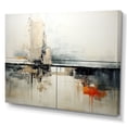 thumbnail image 2 of Designart "Monochromatic Road Abstract II" Abstract Collages Wall Decor, 2 of 7
