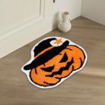 thumbnail image 4 of Tapis de Produit 2 / Titre de Produit Tapis de Salle de Bain Citrouille Tapis d'Halloween / Titre Concurrent de Plateforme Tapis de Salle de Bain d'Halloween pour Coiffage Saisonnier à la Maison, 4 of 4