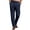 Navy, variant on Men's Striped Dress Pants Flat Front Stretch Suit Pants Business Causal Pants for Wedding & Prom