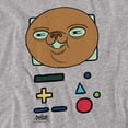 thumbnail image 2 of Adventure Time BMO Mask Women's T Shirt, Athletic Heather, Medium, 2 of 6