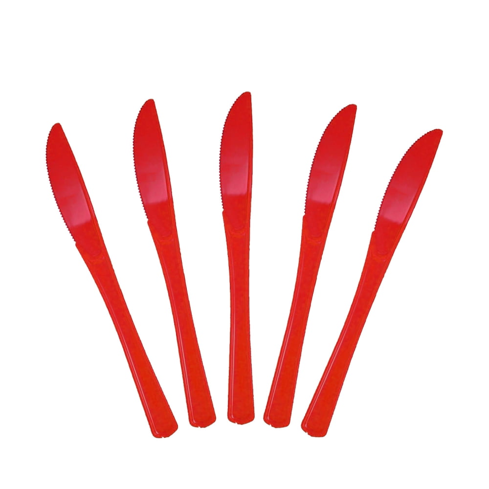 Exquisite Disposable Plastic Knives 50 Count Party Deluxe