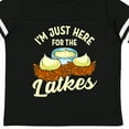 thumbnail image 4 of Inktastic Hanukkah Funny Here for Latkes Boys or Girls Toddler T-Shirt, 4 of 5