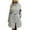 Gray, variant on Womens Winter Coat 2026 Fall Casual Notch Lapel Bandage Lining Pocket Breasted Jacket Elegant Coats with Pockets (XL, White)