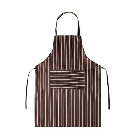 

Household Cotton Apron For Men s Coffee Shop And Oil Proof Work Apron Kitchen Stripe Cooking Half Body Apron For Women Hairdresser Apron Denim Chef Apron with Pockets for Men Grilling Apron