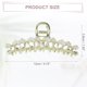 thumbnail image 5 of Clip para el cabello Unique Bargains Clásico de Cristal Falso Brillante en Forma de Lazo Elegante y Bonito Accesorio para el Cabello para Mujeres en Tono Dorado, 5 of 7