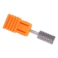 thumbnail image 3 of Brocas para uñas, brocas para pulido de material acero de tungsteno plateado, broca para cabezal de pulido eléctrico para manicura, para uñas, pedicura, naranja Colco Brocas para uñas, 3 of 7