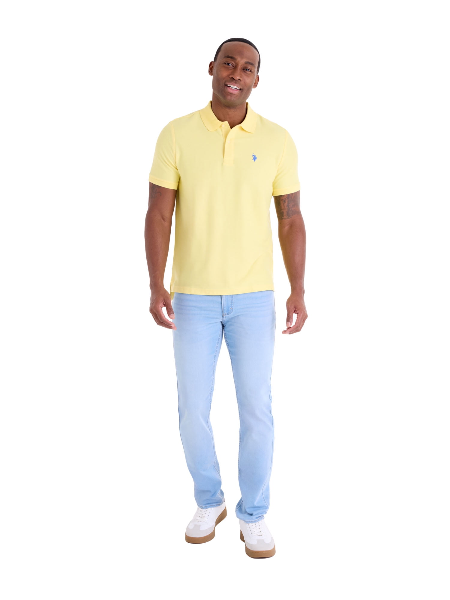 U.S. Polo Assn. Men's Performance Pique Polo Shirt