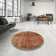 thumbnail image 3 of Ahgly Company Indoor Square Traditional Red Oriental Area Rugs, 8' Square, 3 of 6