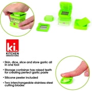 Kitchen Innovations Garlic-A-Peel Garlic Press, Crusher, Mincer, and Storage Container