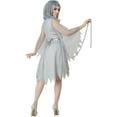thumbnail image 3 of Glimmering Ghost Dress Adult Costume - Silver, 3 of 4