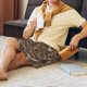 thumbnail image 5 of Balery Coffee pots Pantalones cortos de pijama de punto de algodón para hombre con cinturilla y bolsillos-X-Large, 5 of 6