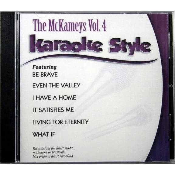 The McKameys Volume 4 Christian Karaoke Style NEW CD G Daywind 6 Songs