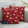 thumbnail image 3 of PHYHOO Red Blue Throw Pillow Covers Patriotic Cushion Case for Sofa Couch, 3 of 5