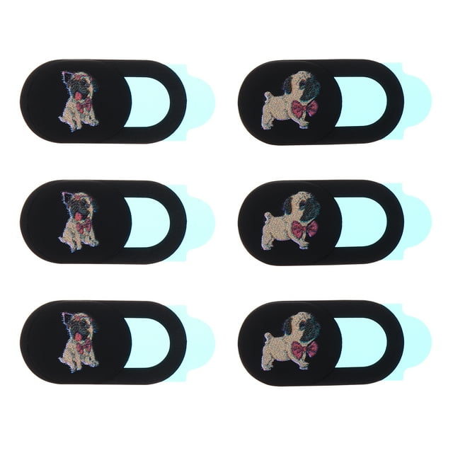 MasteelfCA 6PCS Computer Phone Dog Webcam Cover Multi-functional Practical Webcam Cover