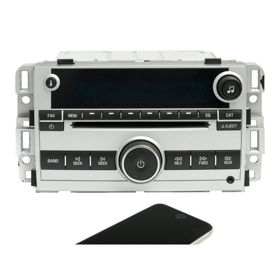 Restored 2009 Chevrolet Equinox AM FM Radio Bluetooth Aux Single MP3 CD Player 25994581 (Refurbished)