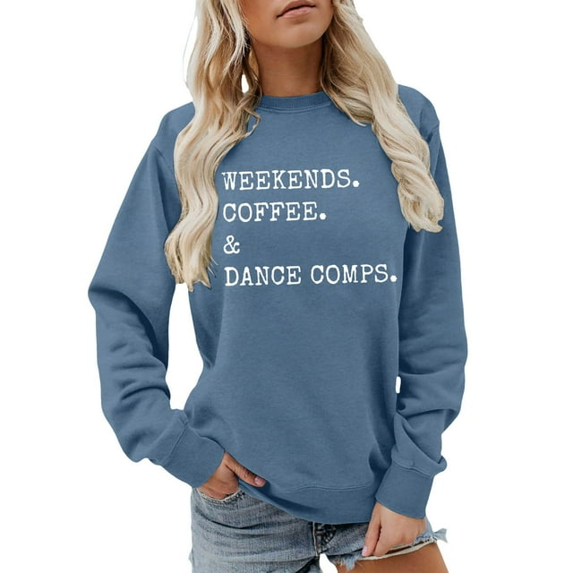 HNMKIU Vêtements pour Femmes Hauts pour Femmes Femmes Votre Noël Est Miaou et Chandail Imprimé Graphique à Col Rond