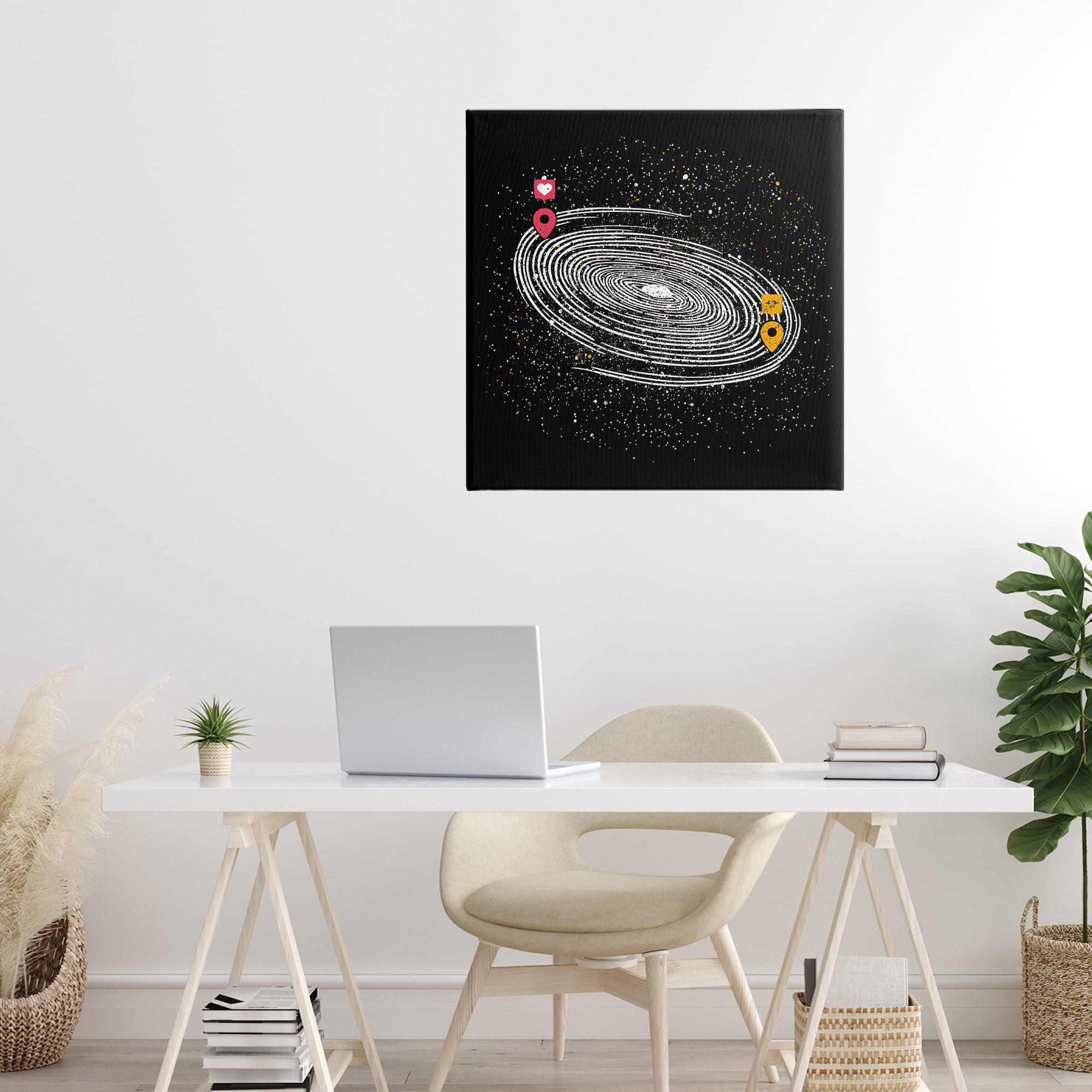 Stupell Industries Love Long Distance Canvas Wall Art, design by Tobe Fonseca