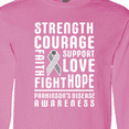 thumbnail image 4 of Inktastic Parkinson Disease Awareness Strength Courage and Support Long Sleeve T-Shirt, 4 of 5