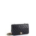 thumbnail image 3 of Pre-Owned CHANEL Vintage Full Flap Bag Quilted Lambskin Medium By Rebag, 3 of 9