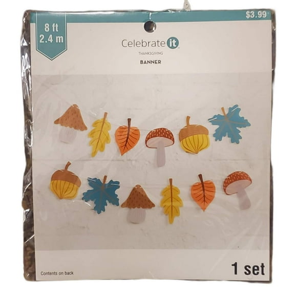 Thanksgiving Banner 8 ft Celebrate It