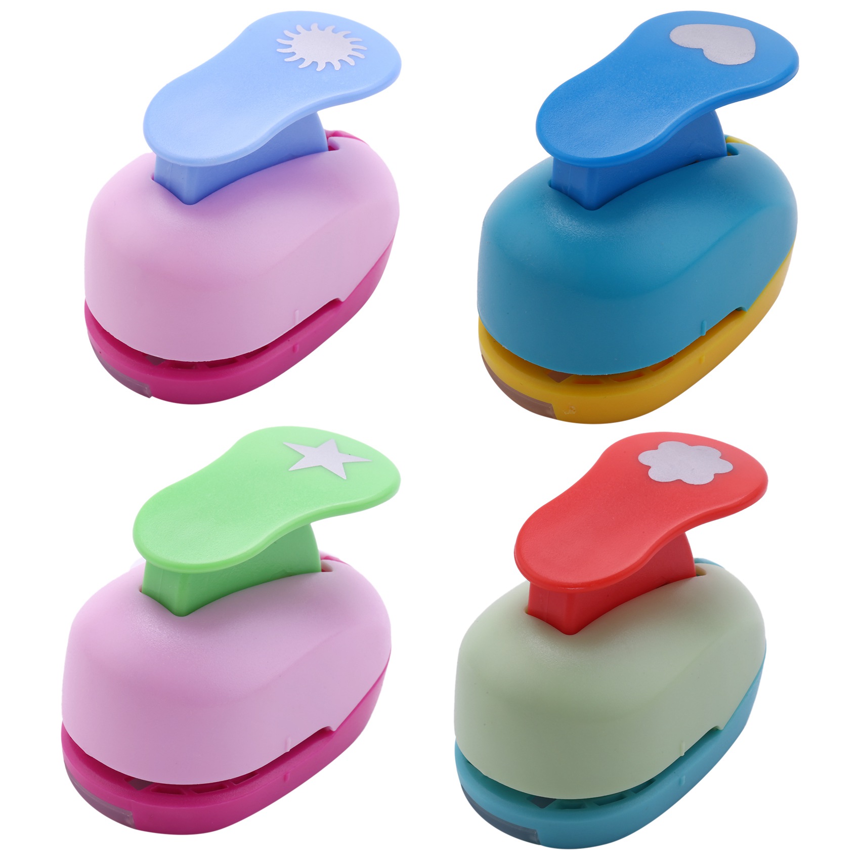 Flcivsh 8 Pieces Paper Punches Craft Hole Punch Scrapbook Punches