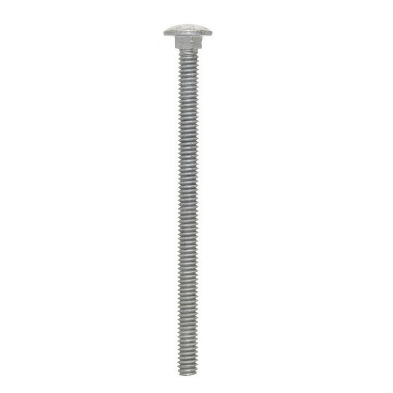 Hillman 1/4 in. D X 2 in. L Hot Dipped Galvanized Steel Hex Bolt 100 pk Hillman 1/4 in. D X 2 in. L Hot Dipped Galvanized Steel Hex Bolt 100 pk