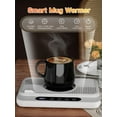 thumbnail image 5 of Mug Warmer, Coffee Cup Warmer for Desk with 6-Temp Settings & 8H Auto Shut-Off, 50W Large Heating Panel for Office and Home Use, Ultra-Thin Electric Drink Warmer, 5 of 9